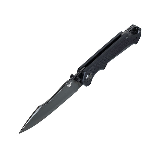 MUCITUP MUCTAC Hornback 3.7" DLC Blade Black G10 Folding Knife