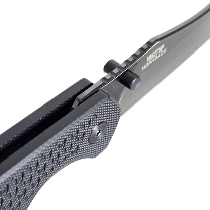 MUCITUP MUCTAC Hornback 3.7" DLC Blade Black G10 Folding Knife