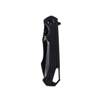 MUCITUP MUCTAC Hornback 3.7" DLC Blade Black G10 Folding Knife