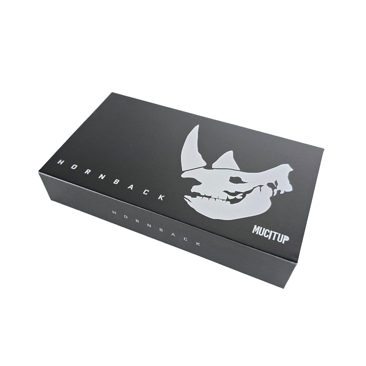 MUCITUP MUCTAC Hornback 3.7" DLC Blade Black G10 Folding Knife