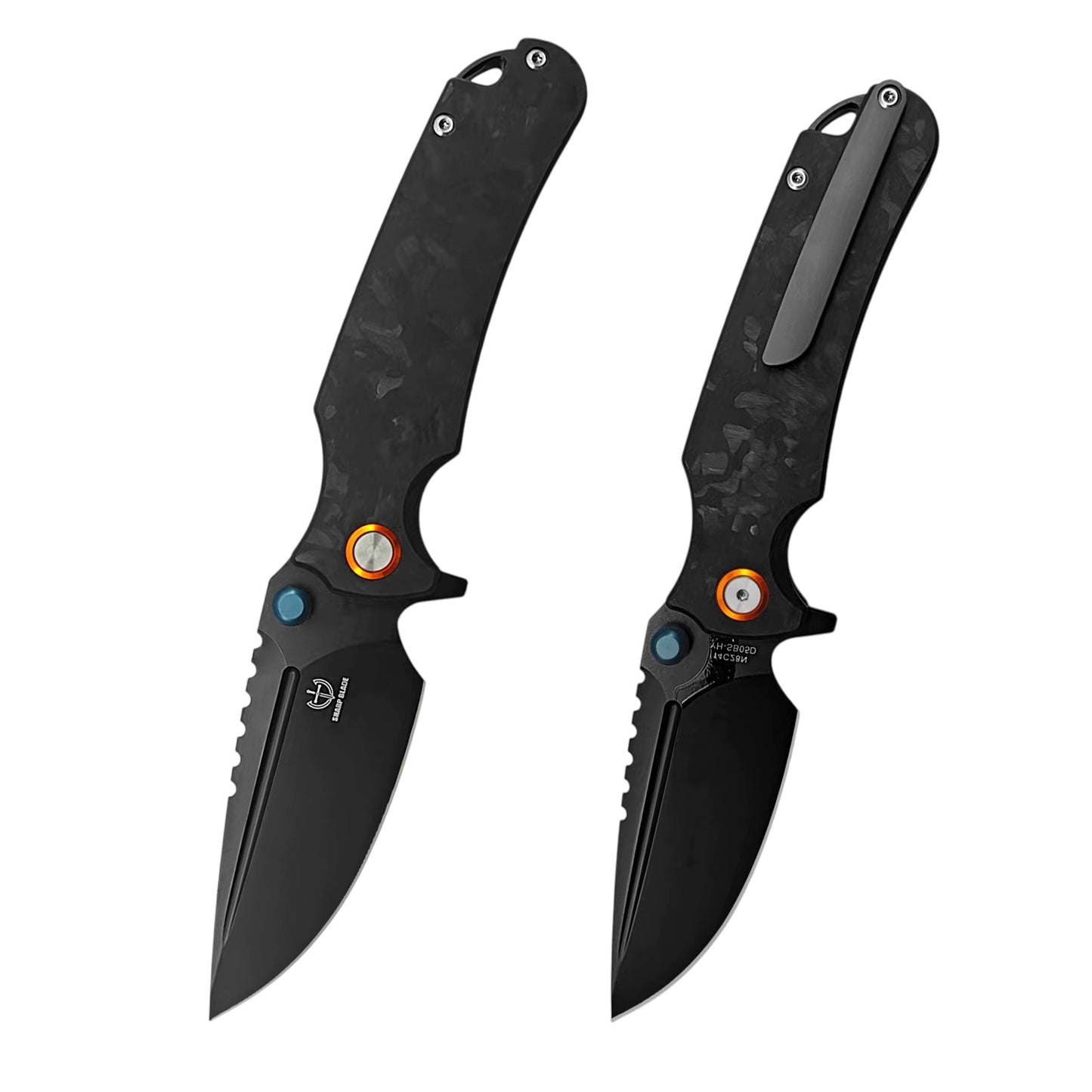 Sharp Blade Premium 14C28N EDC Folding Knife | Micarta | Thumb Stud & Flipper
