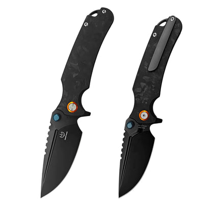 Sharp Blade Premium 14C28N EDC Folding Knife | Micarta | Thumb Stud & Flipper