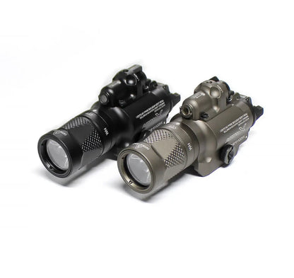 Unbranded X400V Tactical LED Weapon Light w/Laser: Black Or Brown - MUCITUP