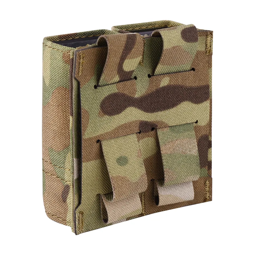 Krydex 500D Nylon 9mm Double Mag Pouch Tactical Holster Quick Release Molle - MUCITUP