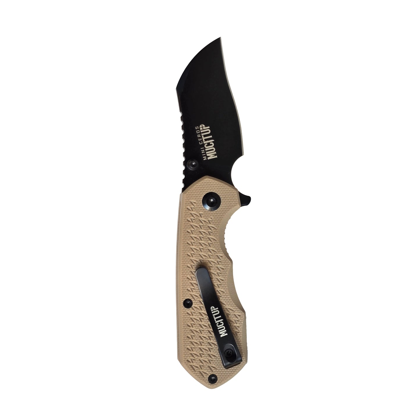 MUCITUP Mini-Ceros Folding Knife 9Cr18MoV G10 2.4oz EDC