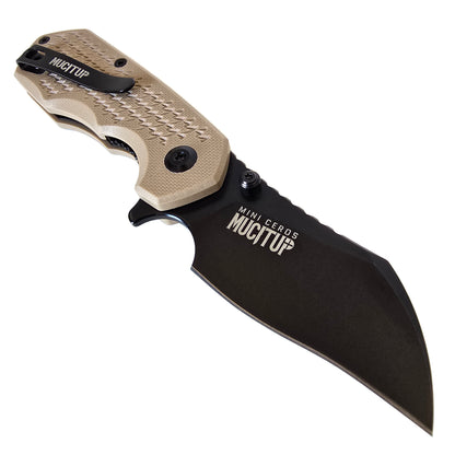 MUCITUP Mini-Ceros Folding Knife 9Cr18MoV G10 2.4oz EDC