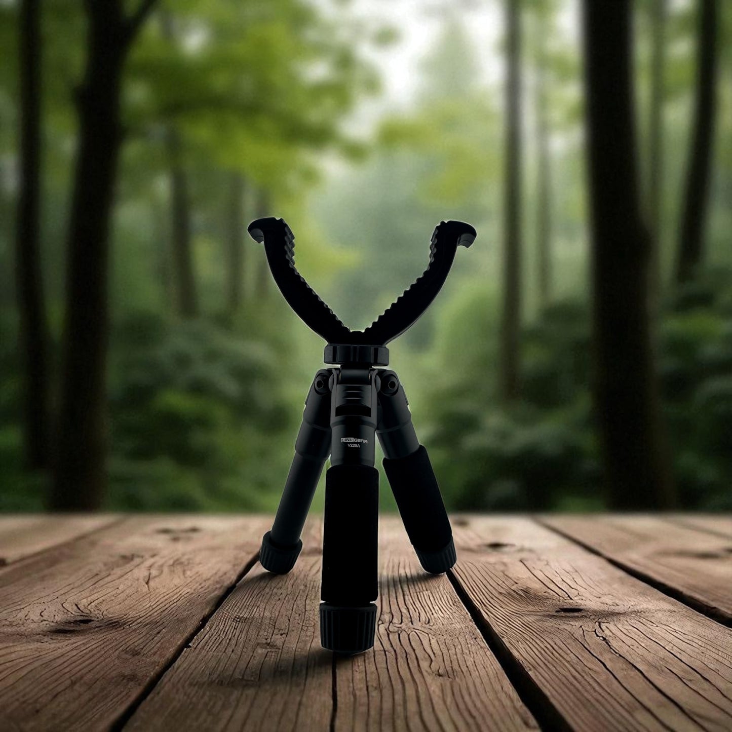 Linkogear V225 Mini Tripod Aluminum Alloy V-Rubber Head 5-Section