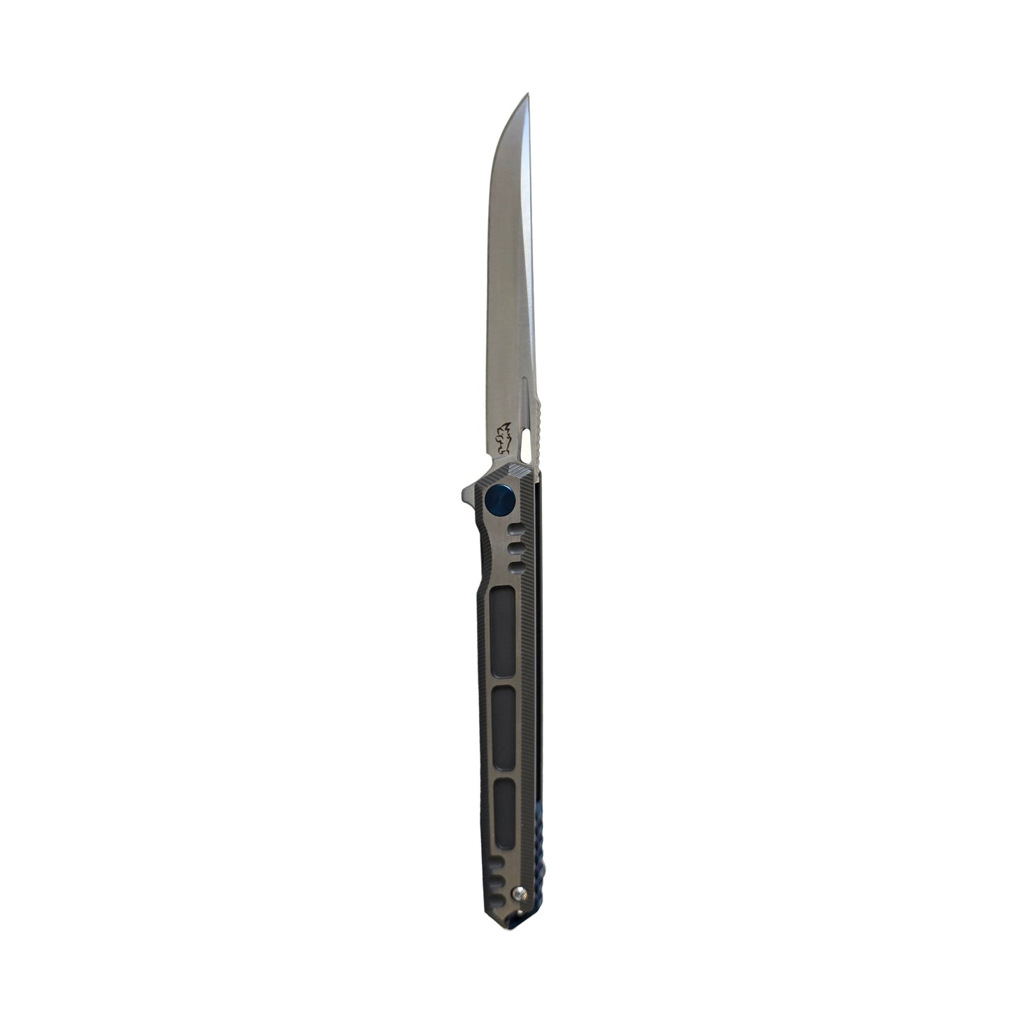 Luxury Folding Knife, M390 Steel Blade, Titanium Handle, Smooth EDC Flipper, 8.35"