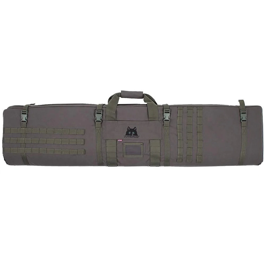 Ulfhednar Gun Case/Shooting Mat w/Backpack Straps Combo, 55in, Gray, UH040 - MUCITUP