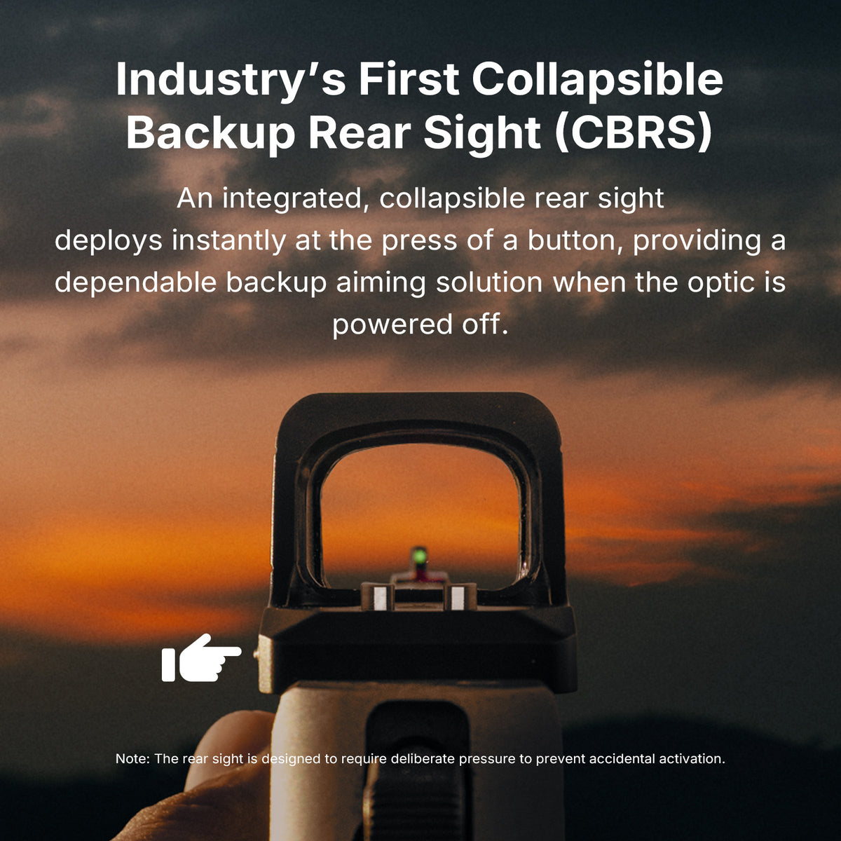 Osight XR Enclosed Red Dot Sight | RMR Footprint | Multi-Reticle Optic