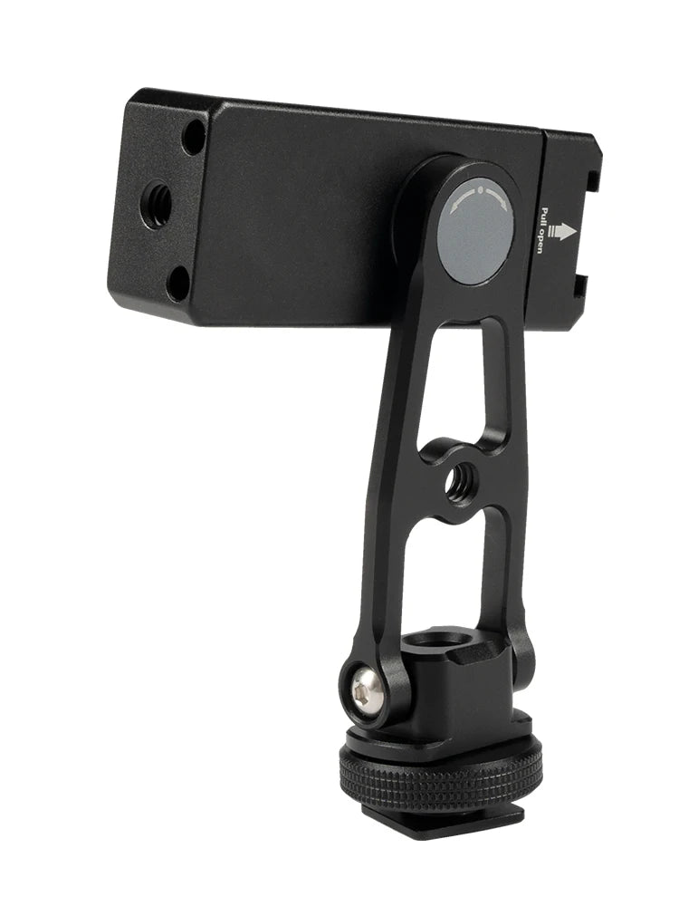 Linkogear Aluminum Phone Clamp Mount 360° Rotating Cold Shoe Tripod