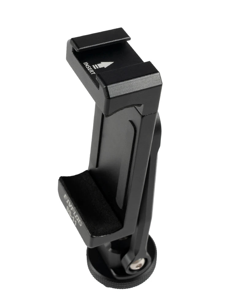 Linkogear Aluminum Phone Clamp Mount 360° Rotating Cold Shoe Tripod