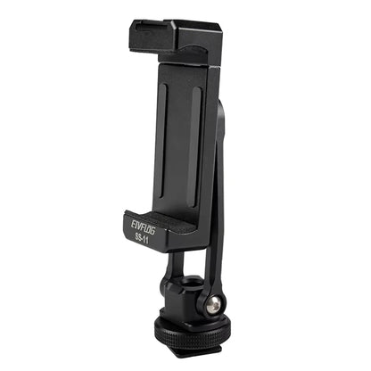 Linkogear Aluminum Phone Clamp Mount 360° Rotating Cold Shoe Tripod