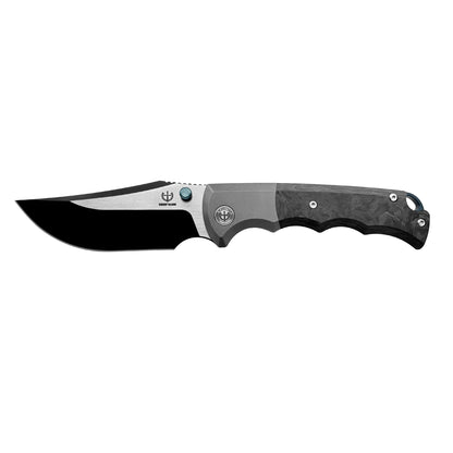 Sharp Blade - M390 Folding Knife Titanium Carbon Fiber Handle Premium Pocket Knife