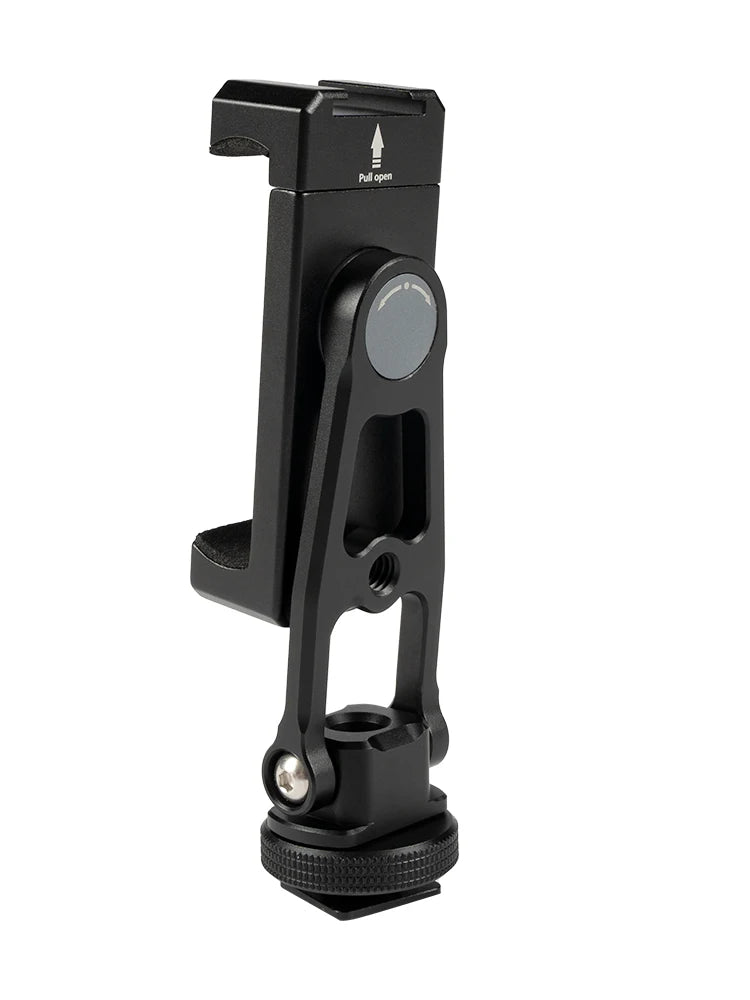 Linkogear Aluminum Phone Clamp Mount 360° Rotating Cold Shoe Tripod