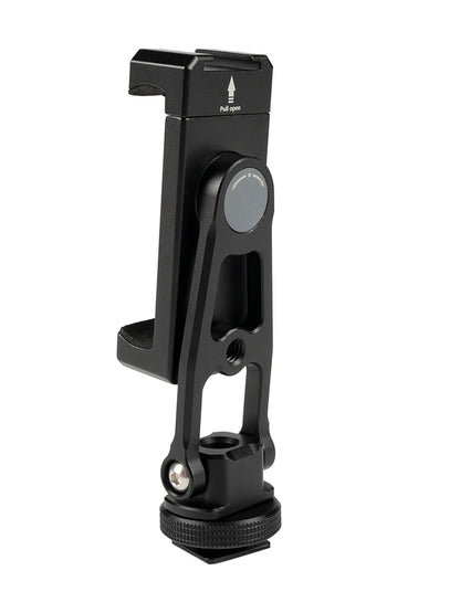 Linkogear Aluminum Phone Clamp Mount 360° Rotating Cold Shoe Tripod